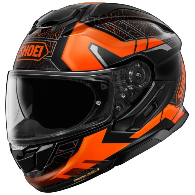 Casco Shoei GT Air 3 Hike TC-8 nero e arancio