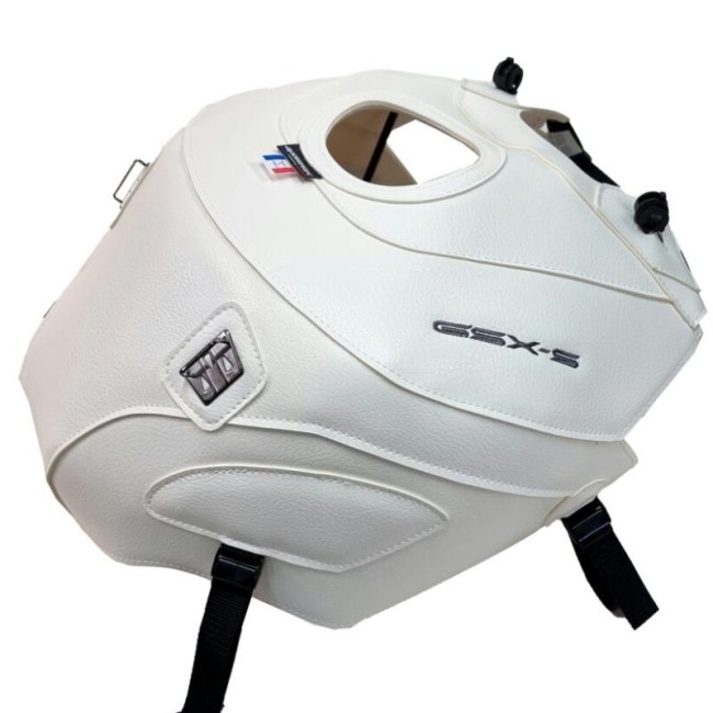 Copriserbatoio Bagster per Suzuki GSX-S 950 e 1000 dal 2021 in similpelle bianco