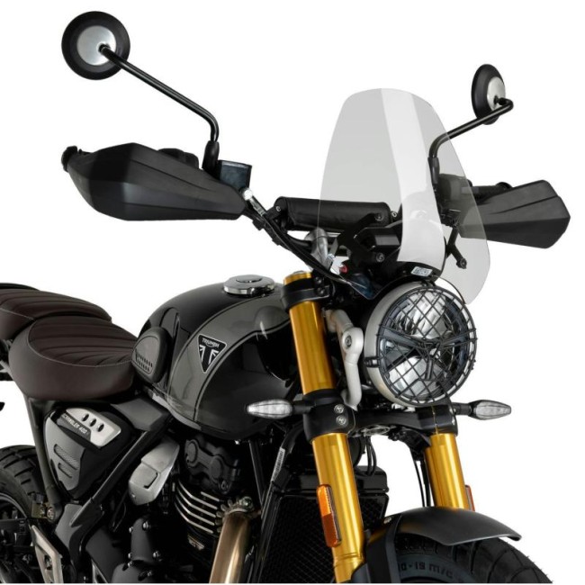 Cupolino Puig Naked per Triumph Speed 400 e Scrambler 400X trasparente