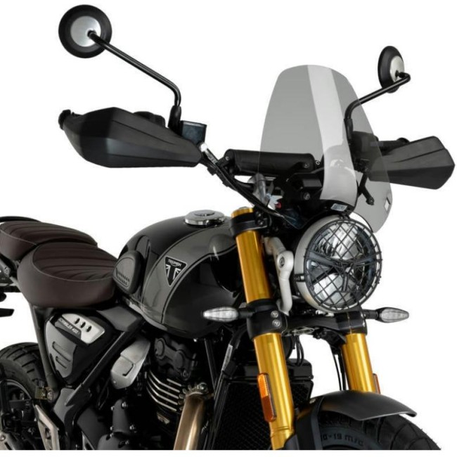 Cupolino Puig Naked per Triumph Speed 400 e Scrambler 400X fume chiaro