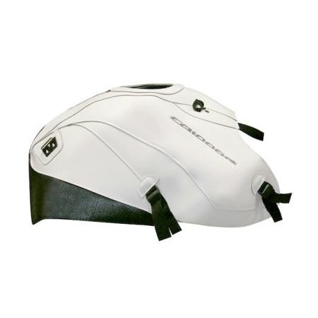 Copriserbatoio Bagster per Honda CB 1000R 08-17 in similpelle bianco e nero