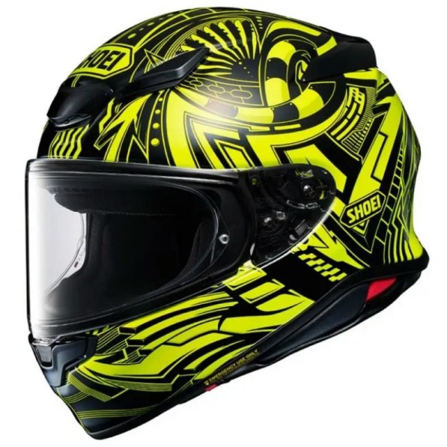 Casco Shoei NXR 2 Beaut TC-3 nero e giallo