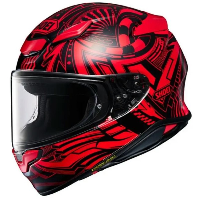 Casco Shoei NXR 2 Beaut TC-1 nero e rosso