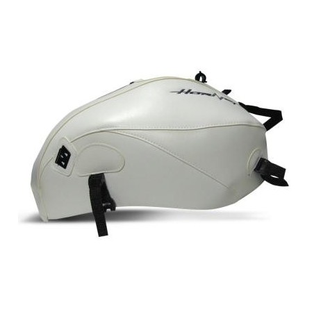 Copriserbatoio Bagster per Honda CB 600 Hornet 2011-2013 in similpelle bianco