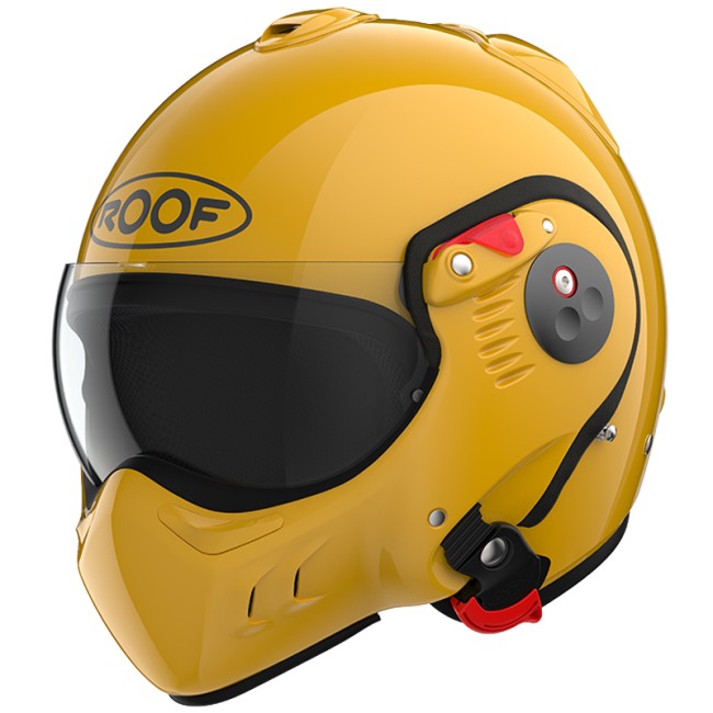 Casco modulare Roof Boxer Alpha monocolore giallo lucido