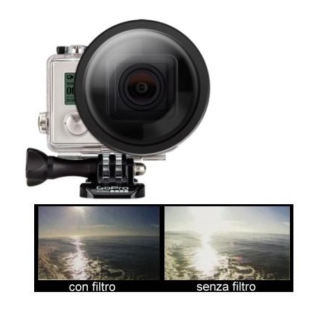 Filtro PolarPro Venture3 polarizzato in vetro per GoPro