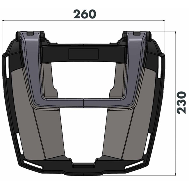 Portapacchi Hepco & Becker Easy Rack per BMW F800 GS dal 2024