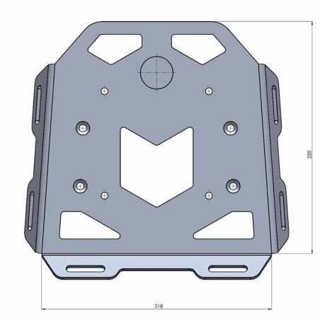 Portapacchi Hepco & Becker Mini Rack per BMW F800 GS dal 2024