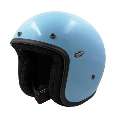 Casco Premier Jet Classic U11 monocolore azzurro