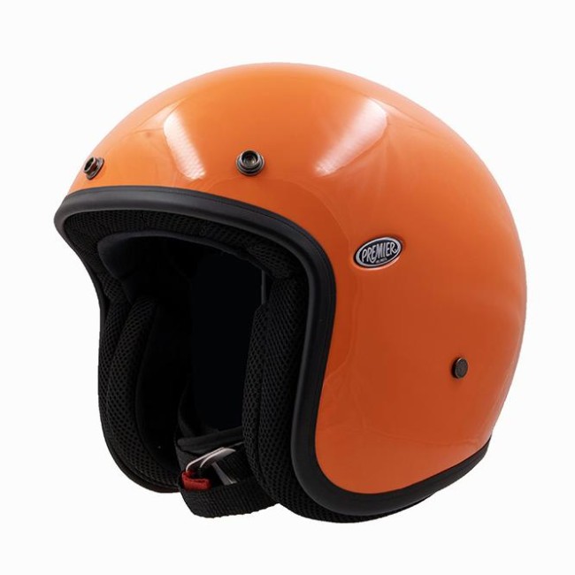 Casco Premier Jet Classic U13 monocolore arancione