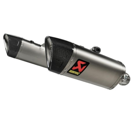 Marmitta Akrapovic Slip On per Ducati Hypermotard 698 Mono