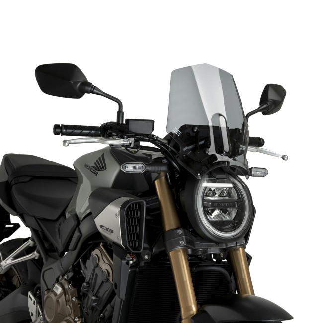 Cupolino Puig Sport fumè chiaro per Honda CB 650R dal 2024