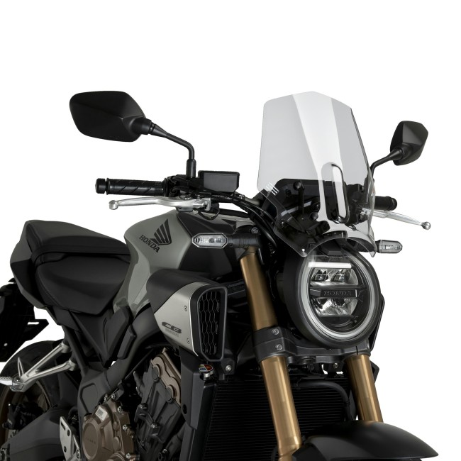 Cupolino Puig Sport trasparente per Honda CB 650R dal 2024