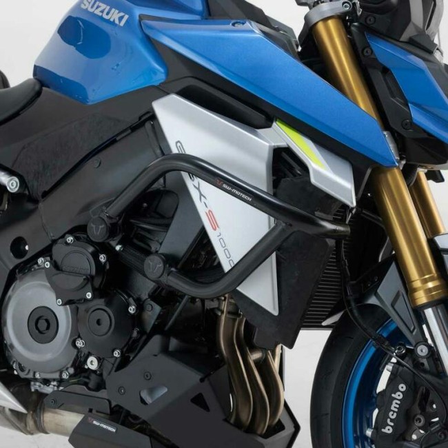 Paramotore SW-Motech nero per Suzuki GSX-S 1000 GX dal 2024