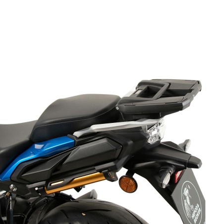 Portapacchi nero Hepco & Becker Easy Rack per attacco originale per Suzuki GSX-S 1000 GX dal 2024