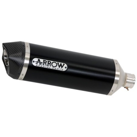 Terminale Arrow Race-Tech Alluminium Dark Carby per CF Moto 800MT