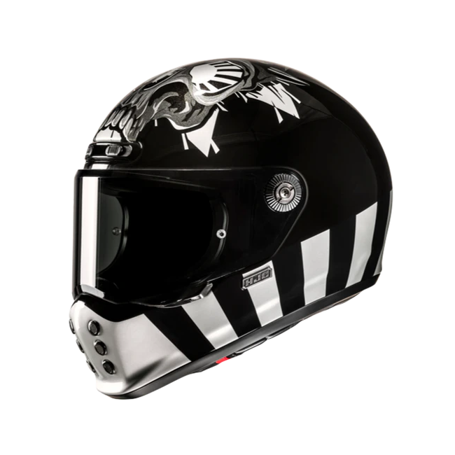 Casco HJC V10 Crania MC5 nero e bianco