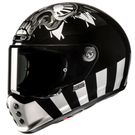 Casco HJC V10 Crania MC5 nero e bianco