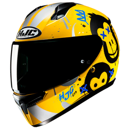 Casco integrale HJC C10 Geti giallo, nero e grigio