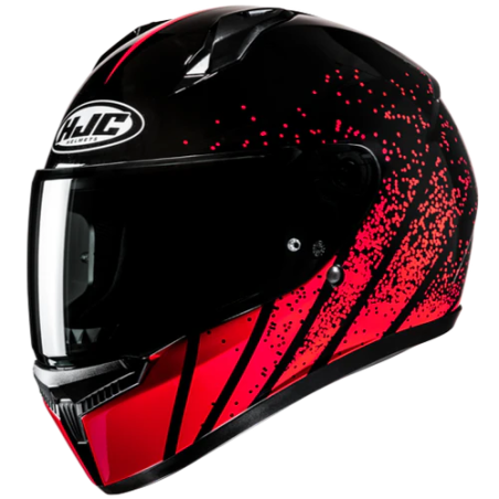 Casco integrale HJC C10 Haven nero e rosso