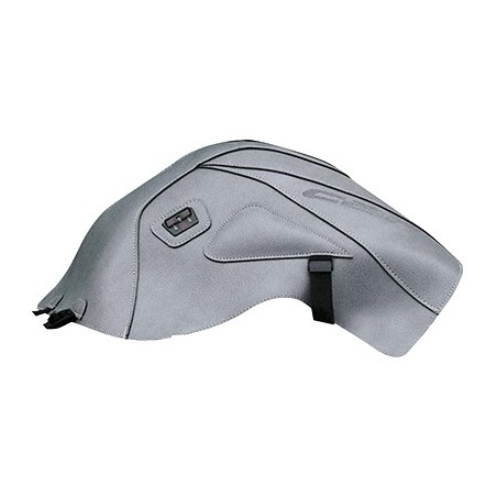 Copriserbatoio Bagster per Honda CBF600 S 04-11 in similpelle grigio chiaro