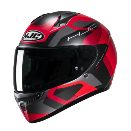 Casco integrale HJC C10 Tins rosso, grigio e nero