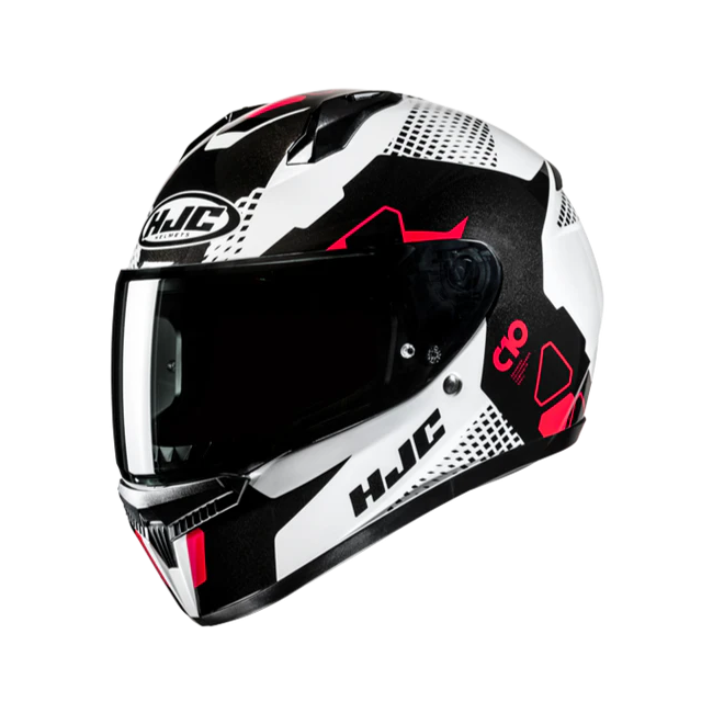 Casco integrale HJC C10 Aspa nero, bianco e rosso