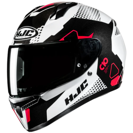 Casco integrale HJC C10 Aspa nero, bianco e rosso