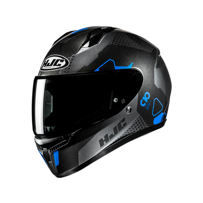 Casco integrale HJC C10 Aspa grigio, nero e blu opachi