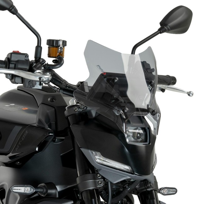 Cupolino Puig Sport per Yamaha MT 09 e MT 09 SP Fumè Chiaro