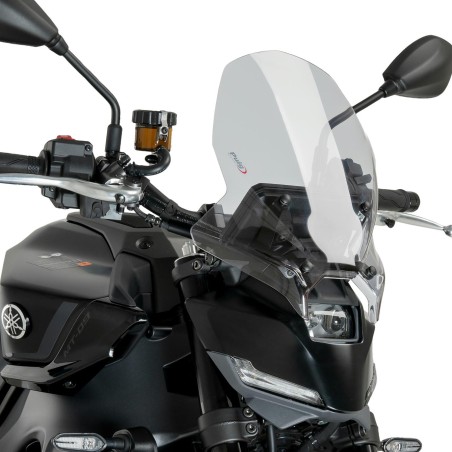 Cupolino Puig Touring per Yamaha MT 09 e MT 09 SP fumè chiaro