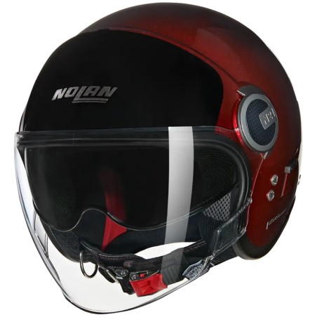 Casco Nolan N21 Visor 06 Verniciatura Speciale 344 rosso metal e nero