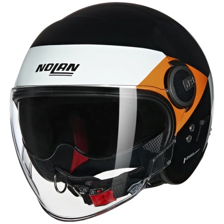 Casco Nolan N21 Visor 06 Onirico 345 nero, arancio e bianco