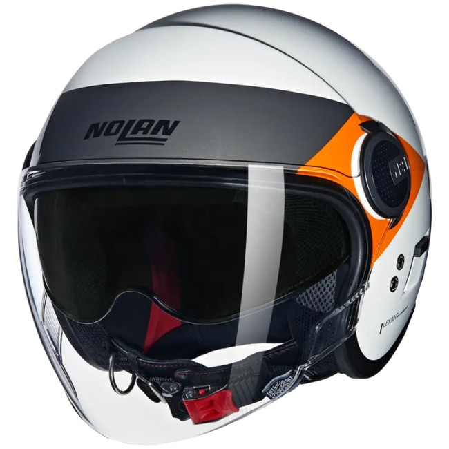 Casco Nolan N21 Visor 06 Onirico 346 bianco, arancio e antracite