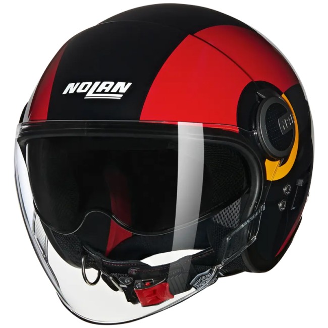 Casco Nolan N21 Visor 06 Bicromo 350 nero, rosso e arancio