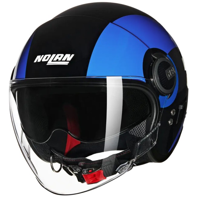 Casco Nolan N21 Visor 06 Bicromo 351 nero e blu