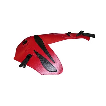 Copriserbatoio Bagster per Honda CBF 125 09-14 in similpelle rosso con triangolo nero