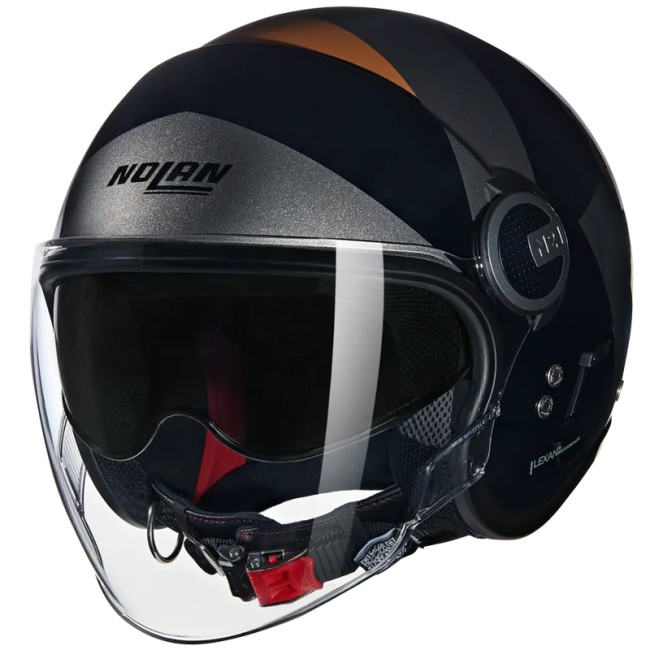 Casco Nolan N21 Visor 06 Tangente 352 nero, arancio e antracite