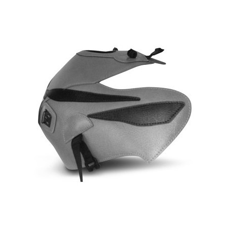 Copriserbatoio Bagster per Honda CBF 125 09-14 in similpelle bianco con triangolo nero