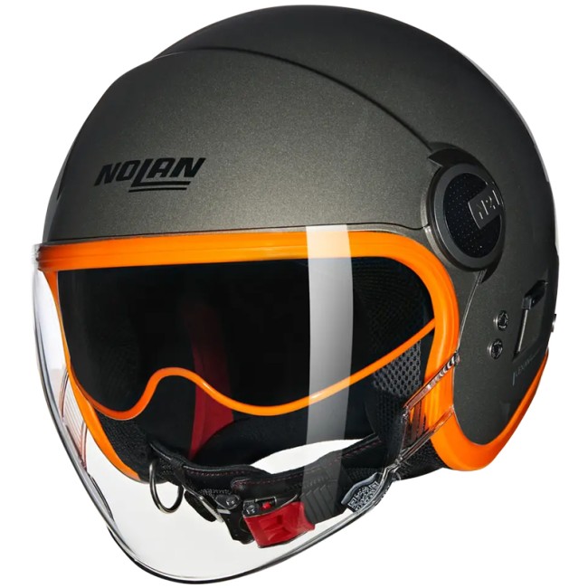 Casco Nolan N21 Visor 06 Ocio 349 pietra e arancio