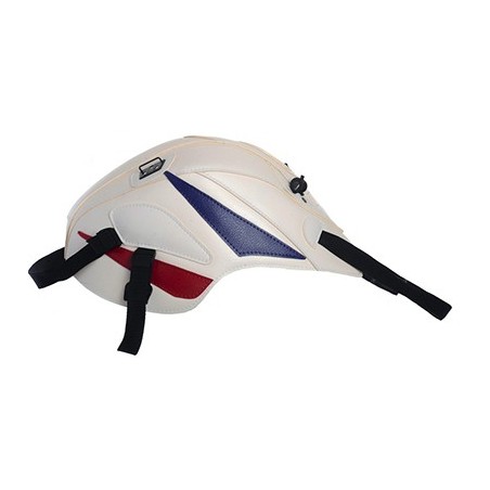 Copriserbatoio Bagster per Honda CBR 125 e 250 11-14 in similpelle bianco, rosso e blu