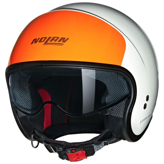 Casco Nolan N21 06 Verniciatura Speciale 349 bianco e arancio