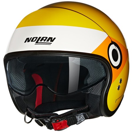 Casco Nolan N21 06 Onirico 341 bianco, giallo e arancio