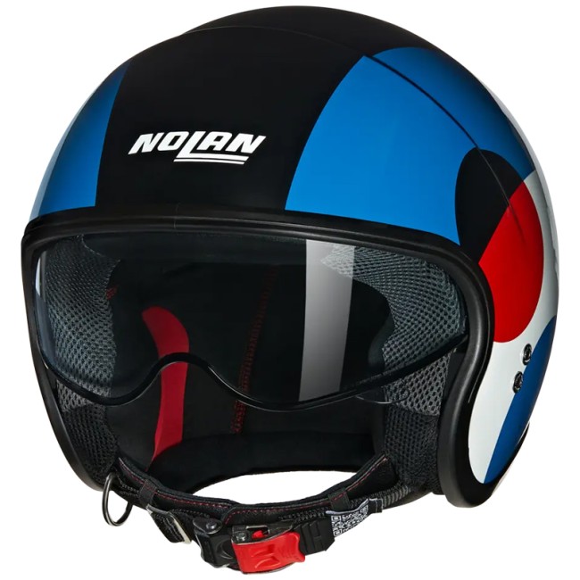 Casco Nolan N21 06 Bicromo 345 bianco, blu e rosso