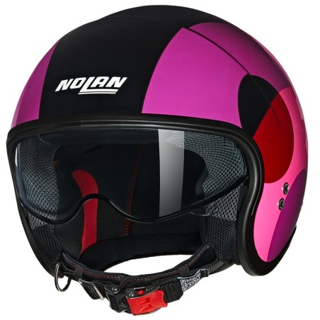 Casco Nolan N21 06 Bicromo 346 nero, viola e rosso