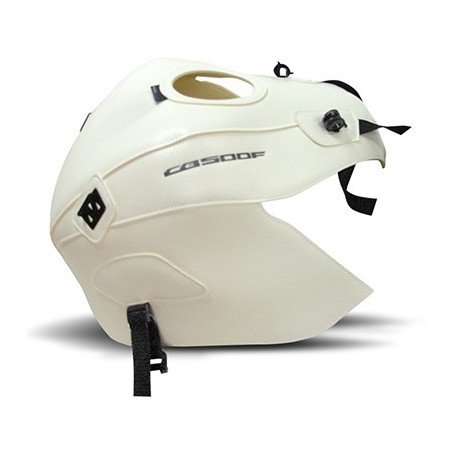 Copriserbatoio Bagster per Honda CB 500F 13-15 in similpelle bianco