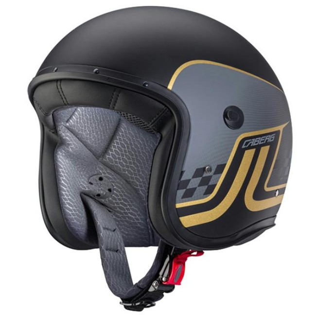 Casco Caberg Freeride Trophy superleggero nero opaco e grigio