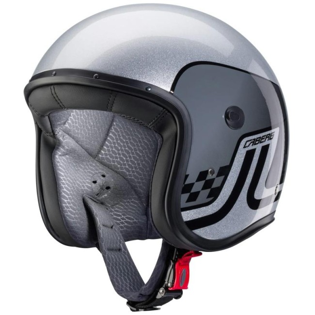 Casco Caberg Freeride Trophy superleggero argento e nero