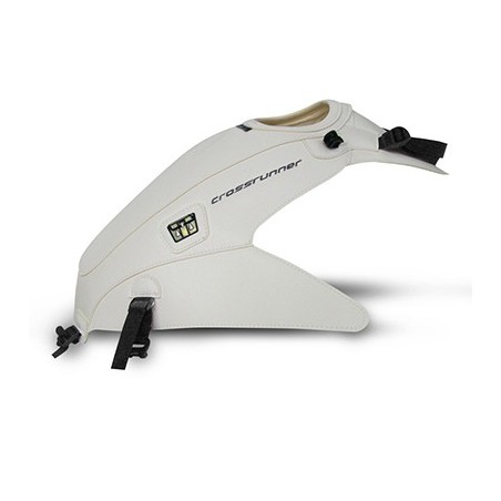 Copriserbatoio Bagster per Honda Crossrunner 11-14 in similpelle bianco