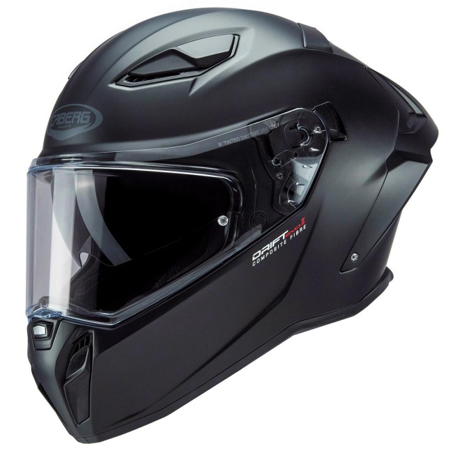 Casco Caberg Drift Evo II doppia visiera nero opaco